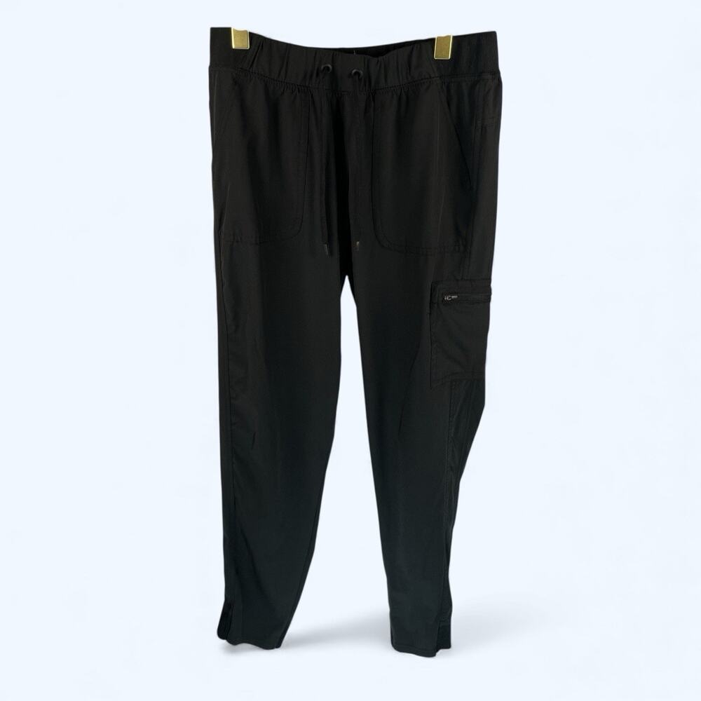 Champion Lightweight Ribbed Waist Ankle Joggers Women's Large Black